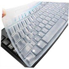 Ultra Thin Desktop Silicone Clear Keyboard Cover Skin Protector Transparent