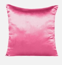 Euro Pillow Cover with zipper 26x26 - Rose Pink Bridal Satin - sold per piece