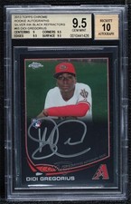 2013 Topps Chrome Black Silver Ink Rookie 24/25 Didi Gregorius BGS 9.5 Auto v1x