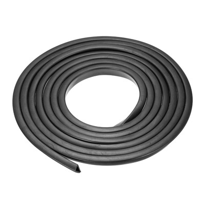 3/16''x10Ft Rubber U Channel Edge Trim EPDM Door Seal Weather Stripping Black