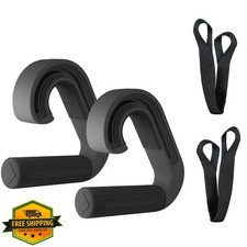 Pull Up Handles Neutral Grip Barbell Cable Machine LAT Pull Down Straps