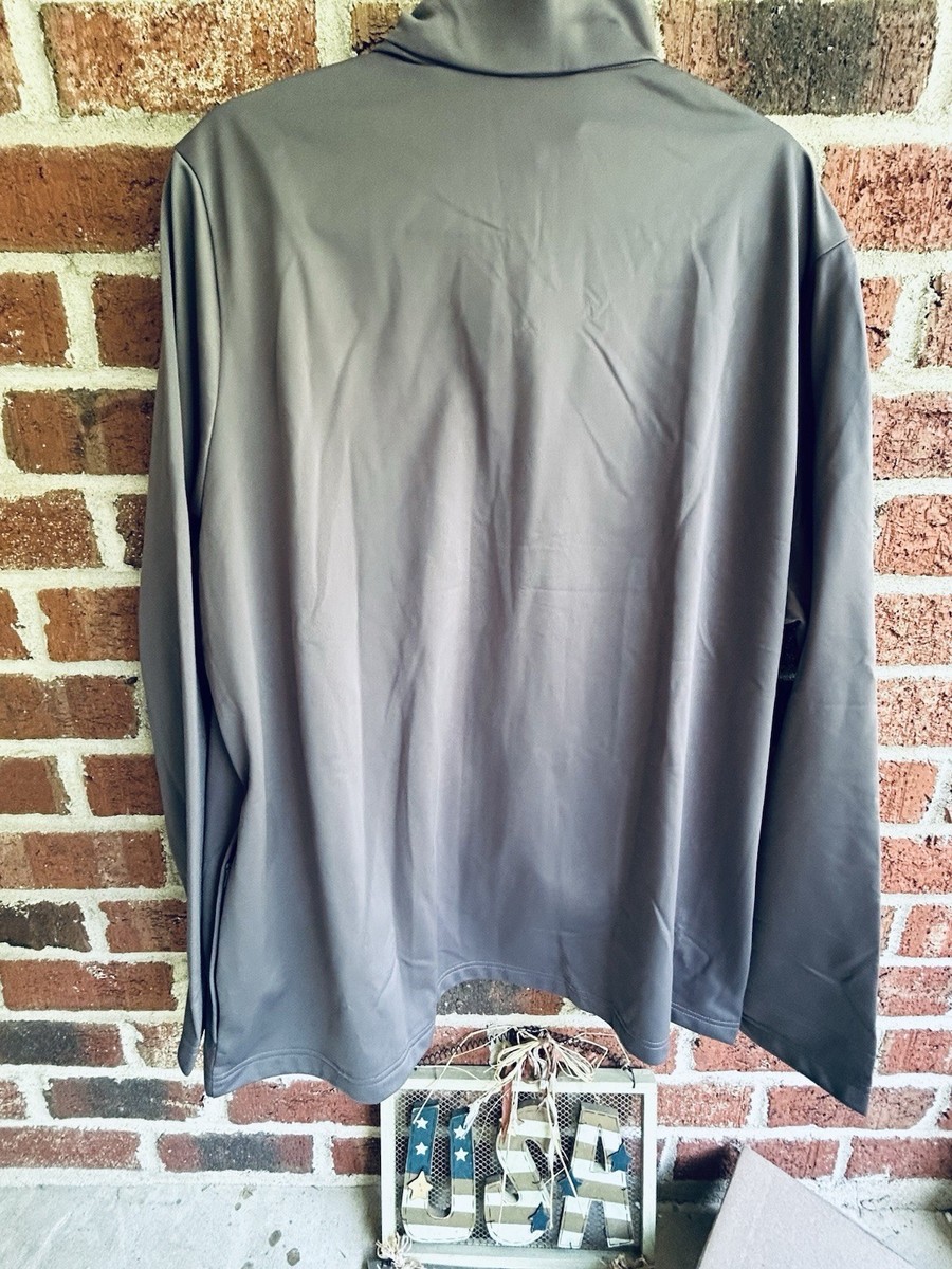 Adidas Men's Large 2XL TRICOT FZ Grey Full Zip Track Jacket