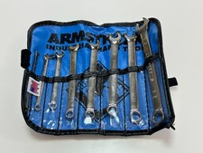 New Armstrong Tools Usa 8pc Sae 14-38 Combination Wrench Set 29-438 Kit Bag