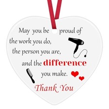 Hairdresser Thank You Gifts Hairdresser Ceramic Ornament Hair Stylist