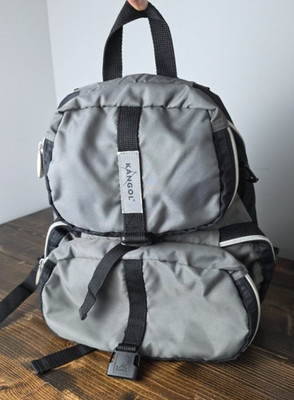 KANGOL Multi-Pockets Gray Travel Backpack