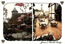 Jumer's Castle Lodge, Peoria, Illinois, Logan Printing Company. Postcard