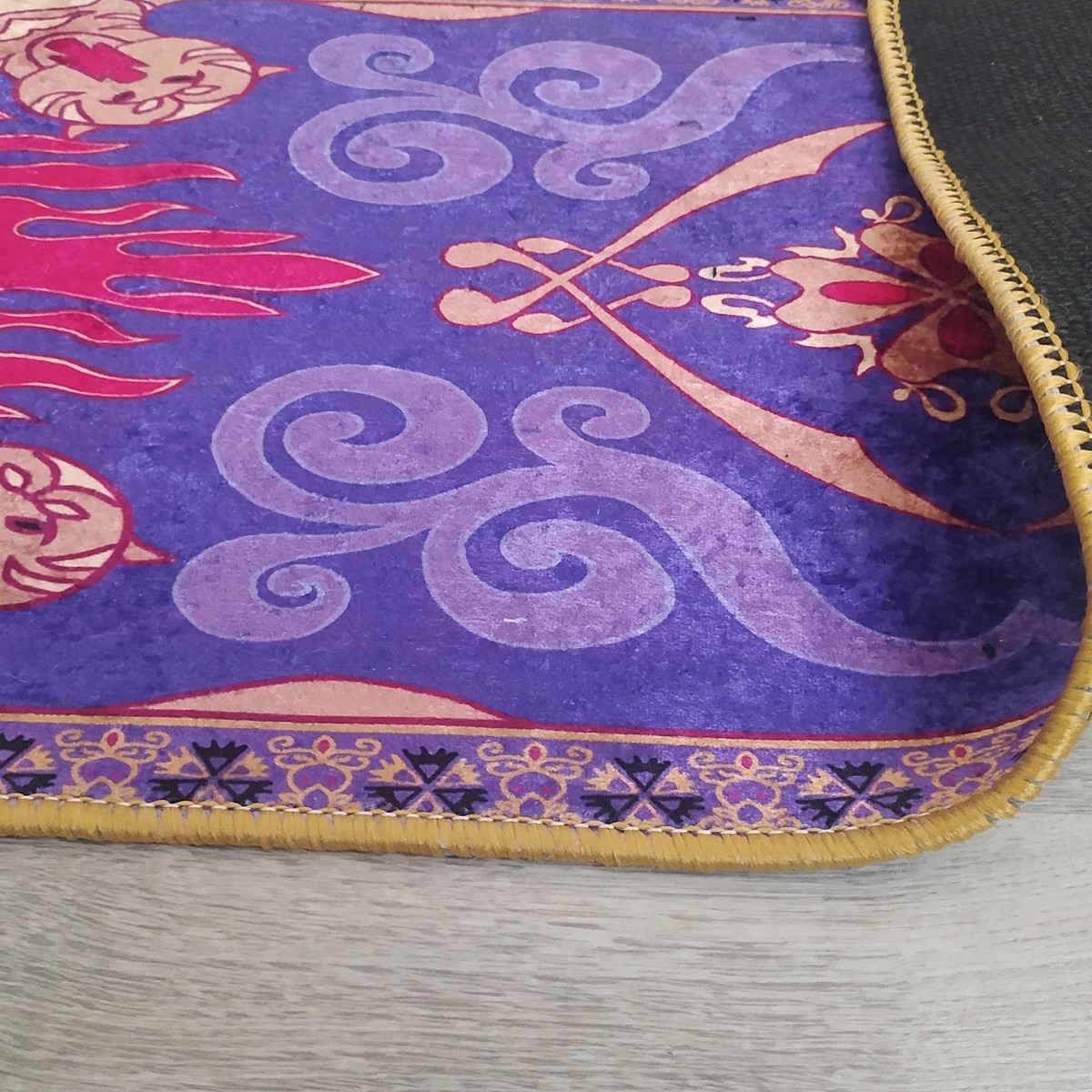 Aladdin Magic Carpet Rug Purple Disney Inspired Area Kids Room