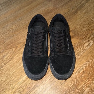 Black Ultra Cush Vans Old Skool Pros #skateboarding #vansoffthewall