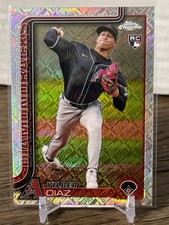 2025 Topps Chrome YILBER DIAZ RC Diamondbacks FANATICS Exc Topps Refractor #8