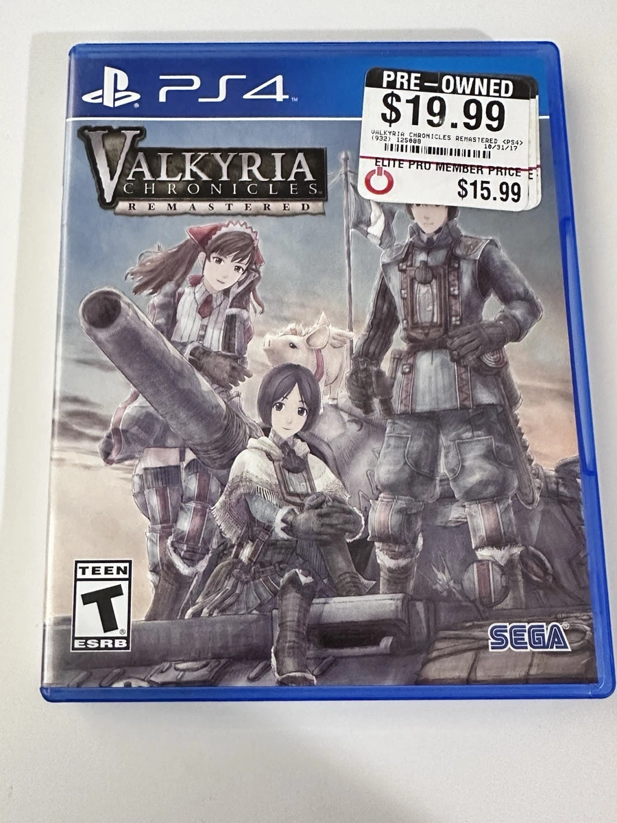 VALKYRIA CHRONICLES REMASTERED - GALLIAN EDITION SWITCH USA New Game In English Limited Run 254 0810148576691