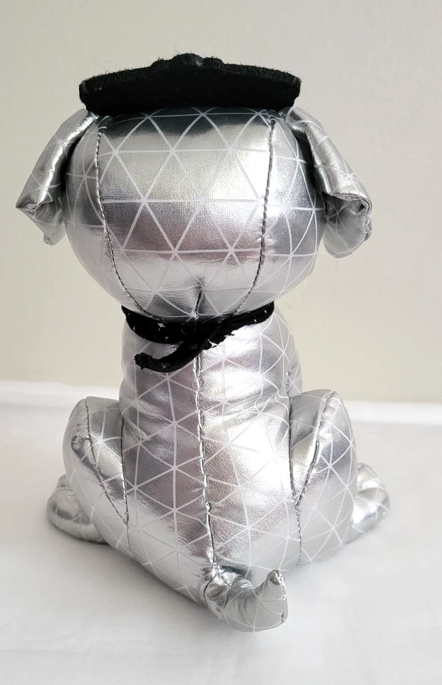 Raising Canes New Year Countdown Cane Silver Dog Plush - Image 2 of 4