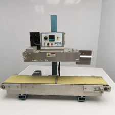 All Package Machinery TCBSDM 3/8 6" x 36" Pouch Band Sealer Conveyor 0-17.5FPM