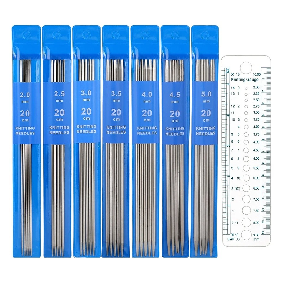 36 Pcs Pointed Knitting Needles Set Knitting Needles Sweater Socks1626