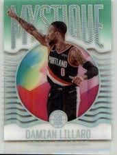 2020-21 Panini Illusions Damian Lillard Mystique Emerald #5 Trail Blazers