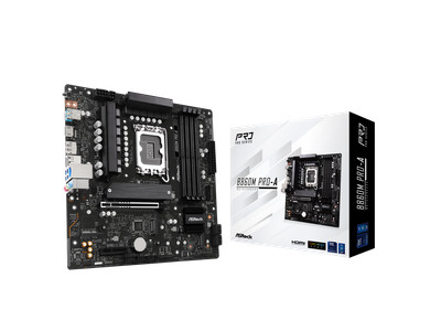 ASRock B860M Pro-A LGA 1851 Intel B860 SATA 6Gb/s Intel Core Ultra DDR5 Micro AT