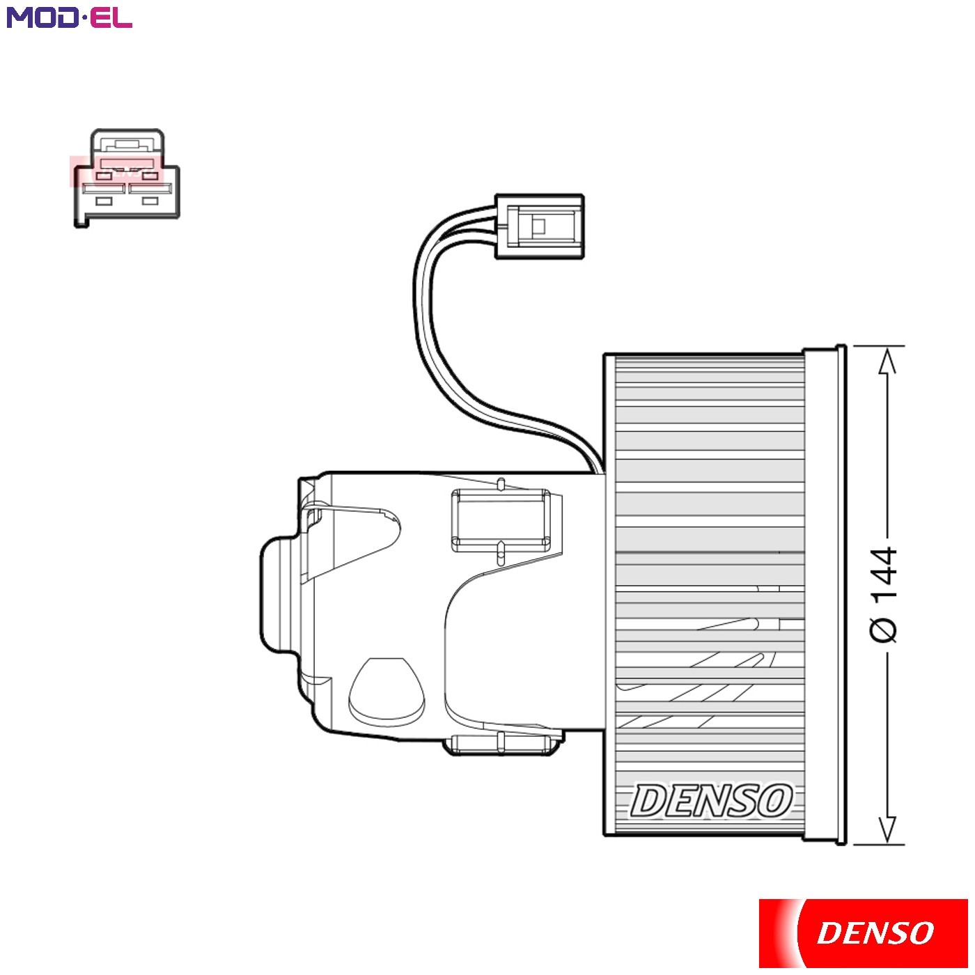 INTERIOR BLOWER DEA05008 FOR BMW N52B25B/AF/A/BF 2.5L 6cyl 5 F10