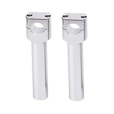 1" Handlebar Bar Risers Motorcycle Bar Clamps For Streetbob, Goldfire Straight