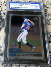 MIKE MICHAEL YOUNG 2000 Topps Chrome Traded Rookie Card RC 9 MINT Rangers HOF $$