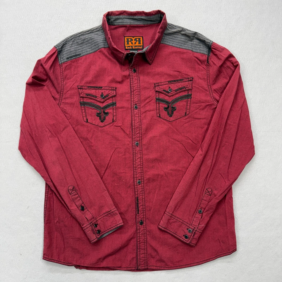 rock revival dress shirt Men's Rock Revival Graphic T-Shirts