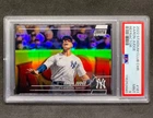 2022 Topps Stadium Club Chrome AARON JUDGE Yankees Refractor SP #161 Mint PSA 9