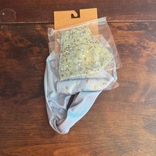 Lot de 2 masques visage et 1 bandeau Berry Nordstrom Rack bleu clair à fleurs