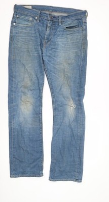Levi's blaue Straight Herrenjeans, Größe Regular, Medium Wash