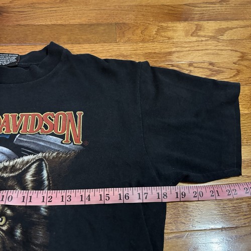 Vintage Harley Davidson 3D Emblem Fort Worth, TX 1991 T Shirt Wolf Large  by Harley-Davidson, Size L, $170 - Photo 9