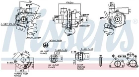 Turbolader für Mazda 5 3 Limo 6 Sport Kombi Hatchback 02-05 Nissens 93550