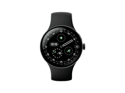 GOOGLE Pixel Watch 4 45 Wi-Fi Smartwatch Fluorelastomer, 150-215, NEU