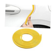 Car Door Edge Guards, 16Ft PVC U Shape Sealed Door Edge Protection, Yellow