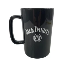 Jack Daniels Old No. 7 Black & White Ceramic Coffee Mug Cup