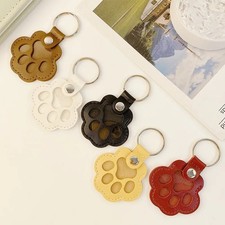 Pet Hair Fur Storage Keyring Paw Memorial Keepsake Cat Dog Keychain