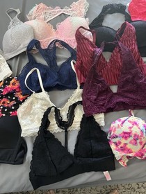 HuGe Bra Lot Victoria Secret PINK Very Sexy BBV XS S M Bralette PU Lingerie Cami