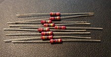 10 x Piher 0.25W 1/4 Watt Resistor 820 Ohm 2.7K 10K 22K 56K 150K 470K 1 Meg