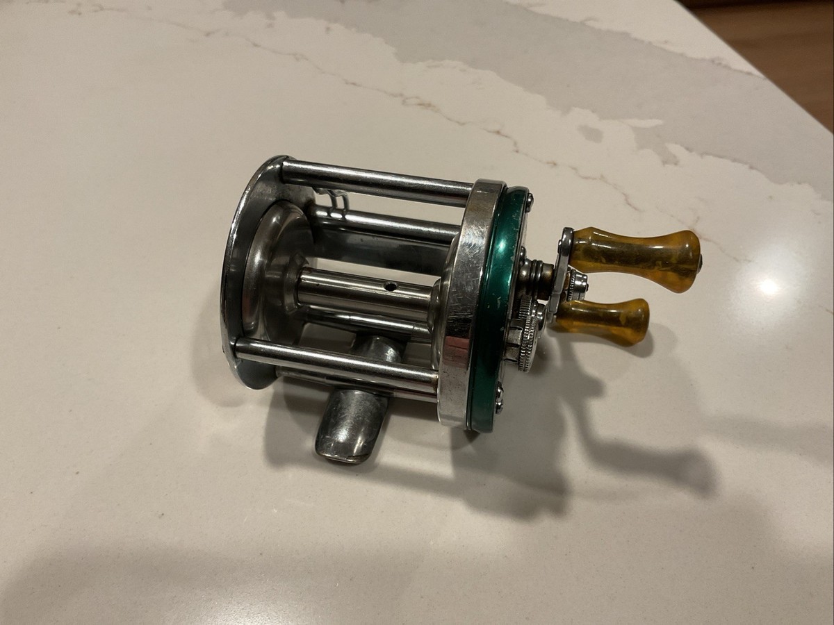 Moulinet De Pêche Vintage Shakespeare Marhoff 1964 - Niveau Modèle - Fabriqué Aux USA