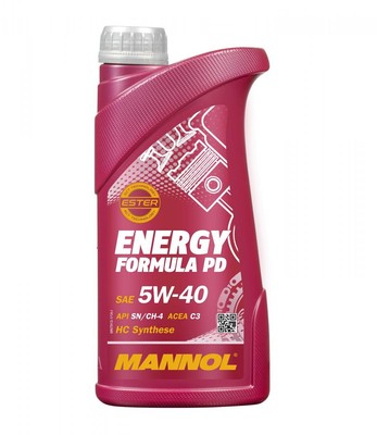 Motoröl Mannol Energy Formula PD 5W-40 SN C2 C3 RENAULT RN0710 1L Flasche