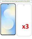 3x Samsung Galaxy S25 FE Screen Protector w/ cloth