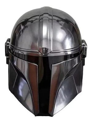 Wearable Mando Helmet (Steel) | The Mandalorian Cosplay, Halloween & Fan Gift