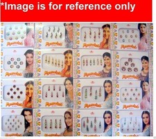 12 Different Packets of Indian Traditional Bindi Tika Tattoo Art- Free Shipping