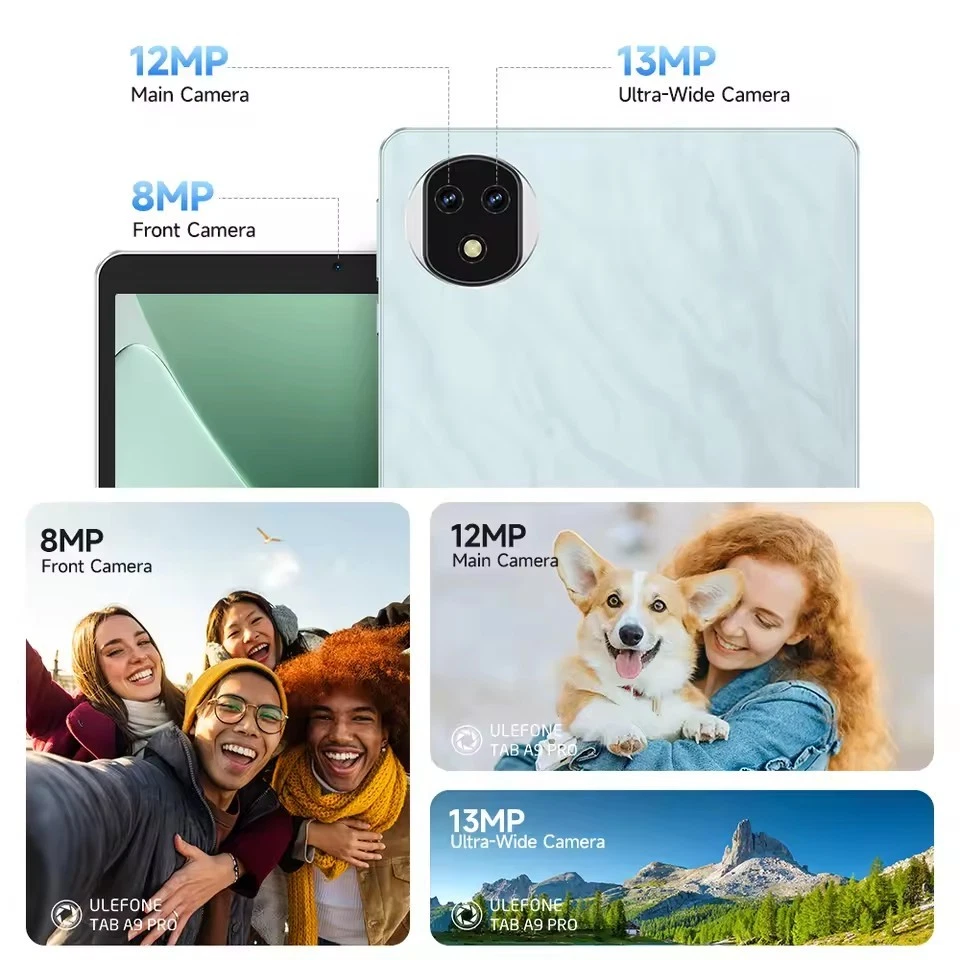 Ulefone Tab A9 Pro 4G Tablet MTK Helio G91 Android 15 5040mAh 8.68'' 8GB+128GB - Image 2 of 4