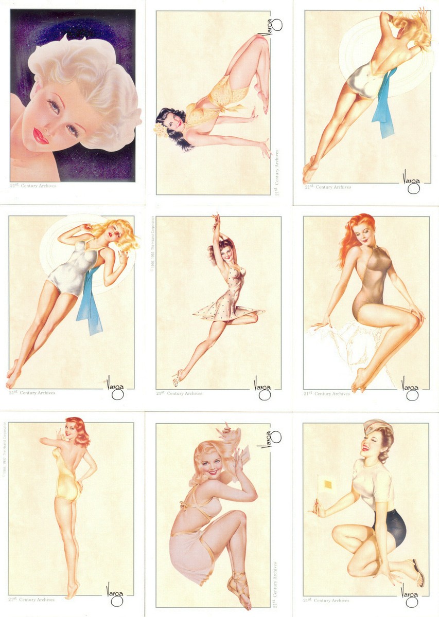 バーガスガール(ピンナップガール) VARGAS PIN-UP GIRLS SERIES 1 1992 21ST CENTURY ARCHIVES BASE CARD
