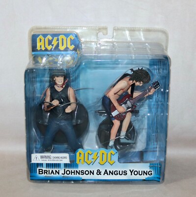 AC/DC Brian Johnson & Angus Young フィギュア AC/DC ~ Brian Johnson & Angus Young 2007 Reel Toys Action