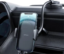 Qifutan Cell Phone Holder for Car Phone Mount Long Arm Dashboard Windshield Car