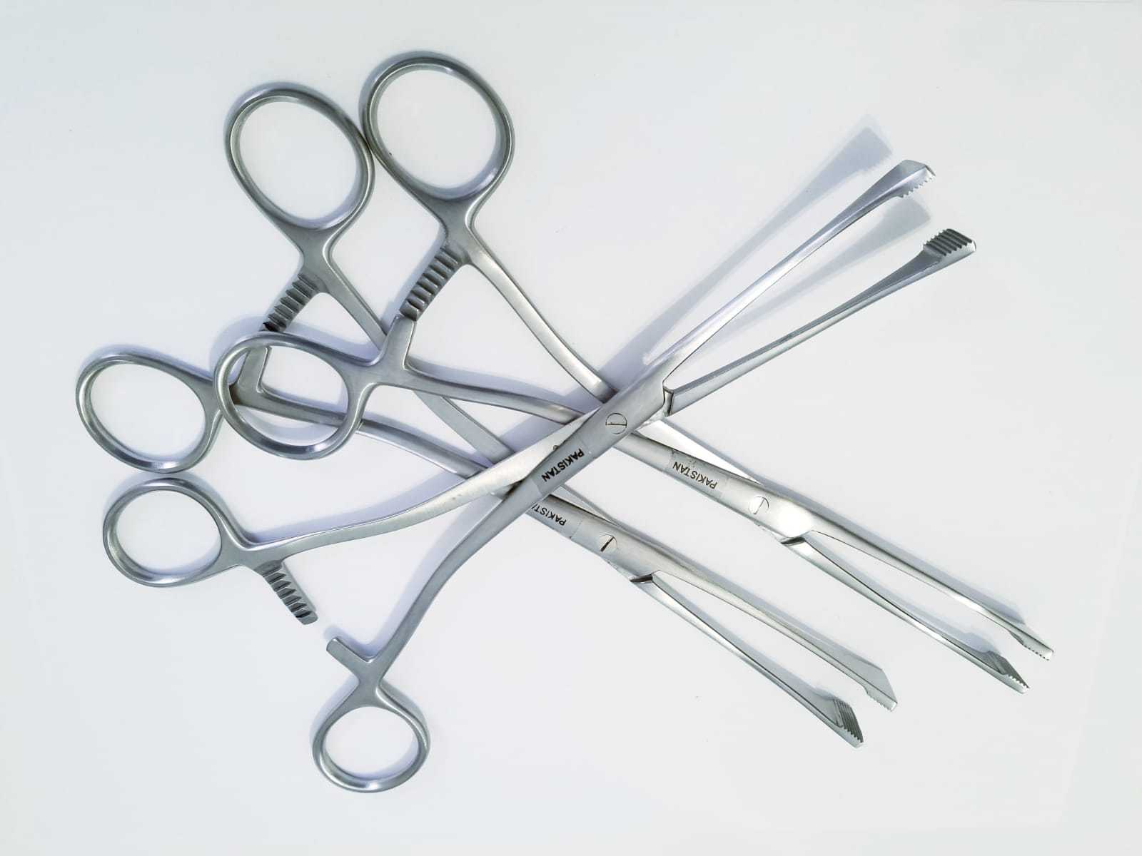 Set of 3 Green Armytage Hemostatic Forceps Surgical Stainless Steel OB