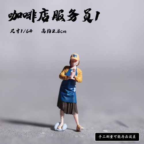 Diorama 1/64 Figure Model City Street Store Boys Girls Scene Display Doll Model - Picture 14 of 39