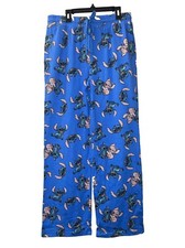 Women  s Disney Lilo and Stitch Pink/ Blue Pajama Pants Holiday Gift Size Medium