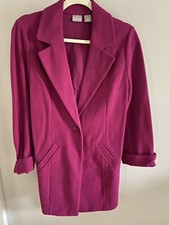 Chicos Beautiful Fuschia Soft Blazer/Jacket
