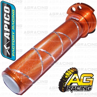 Apico Orange Aluminium Gasrohr mit Lager für KTM EXC 300 TPI 2018