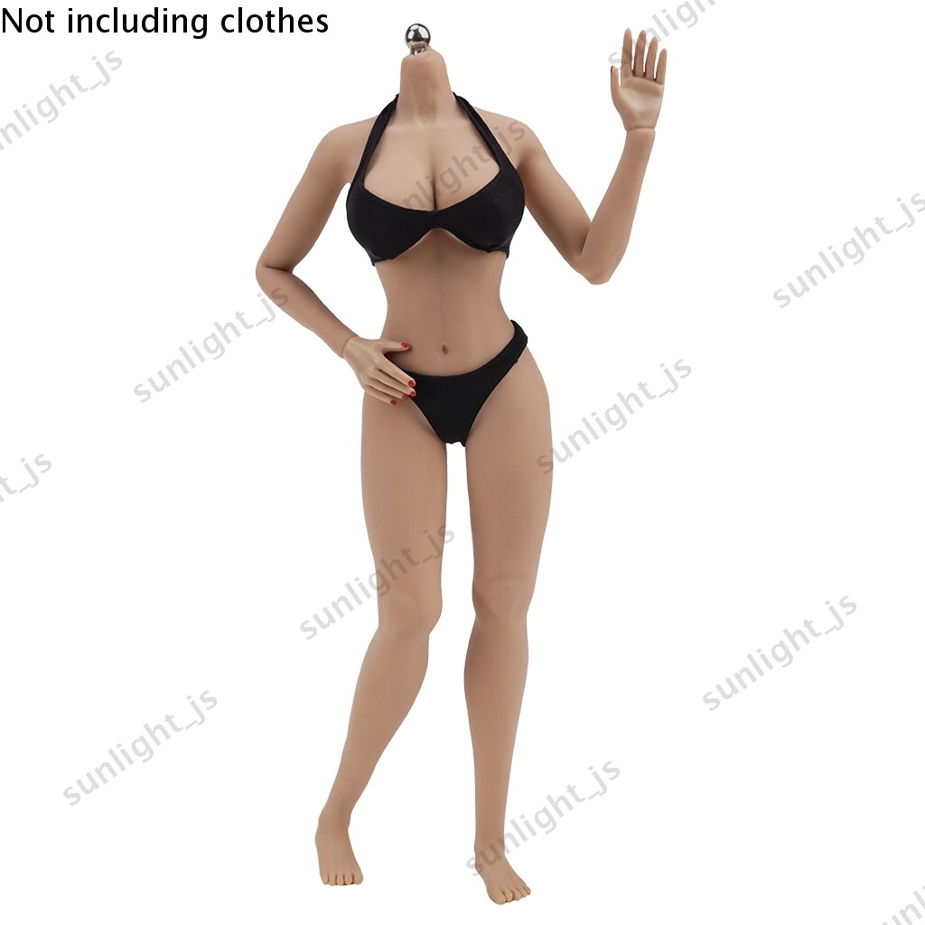 JIAOU DOLL 1/6 Female Figure Body Seamless XL Bust for 12inch Phicen