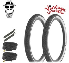 Vintage Lowrider Bicycle 24 X 2.125 Whitewall Lowrider Tires Brick 6pc Set.